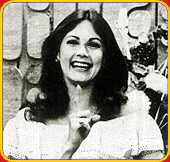 Lynda Carter on a talk show.