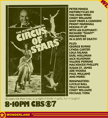 ADVERTISEMENTS - © 1977 by Bob Stivers Associates Production / Pretty Good Programs, Inc. / CBS-TV and Worldwide Distribution Alfred Haber, Inc.