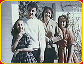 Lynda, brother Vicnet, Jean Carter and sister Pamela.