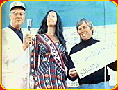 Lynda in a promtional tour of "Miss World-USA".