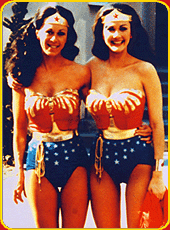 Jeannie Epper, stuntwoman and Lynda Carter.