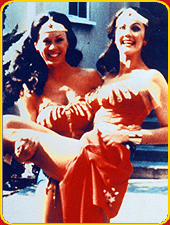 Jeannie Epper, stuntwoman and Lynda Carter.