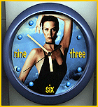10. Wall Clock. Source Unknown. Lynda Carter as herself.