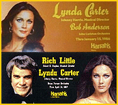 8.Lynda Carter postcards from her shows at Harrah's.