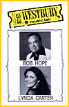 15.Teathre programme from one of Bob Hope's shows featuring Lynda Carter.