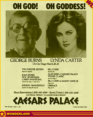 ADVERTISEMENTS - © 1985 by Caesars Palace.