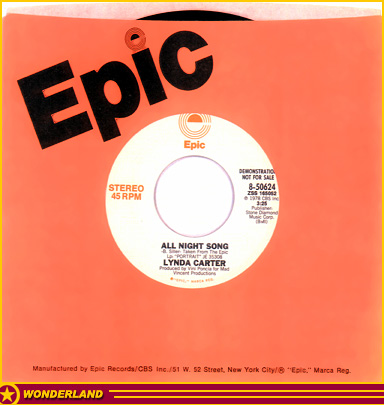Lynda Carter Discography -  1978 by Epic Records.