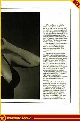 Lynda Carter UK Tour Programme