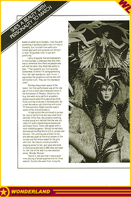 Lynda Carter UK Tour Programme